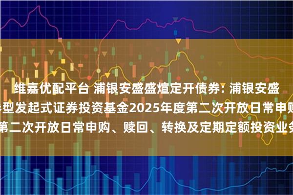 维嘉优配平台 浦银安盛盛煊定开债券: 浦银安盛盛煊3个月定期开放债券型发起式证券投资基金2025年度第二次开放日常申购、赎回、转换及定期定额投资业务的公告