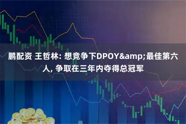 鹏配资 王哲林: 想竞争下DPOY&最佳第六人, 争取在三年内夺得总冠军