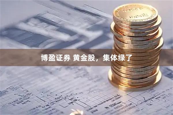 博盈证券 黄金股，集体绿了